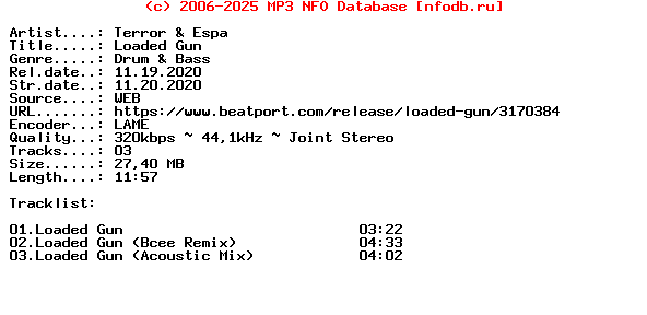 Terror_And_Espa-Loaded_Gun-(SPEAR126)-WEB-2020