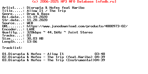 Disrupta_And_Mofes_Feat_Haribo-Allow_It__The_Trip-(NEX003)-WEB-2020