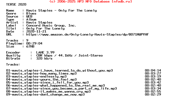 Mavis_Staples-Only_For_The_Lonely-WEB-1970-Terse