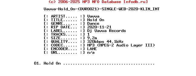 Vavva-Hold_On-(DVR0021)-Single-WEB-2020