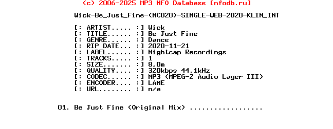 Wick-Be_Just_Fine-(NC020)-Single-WEB-2020