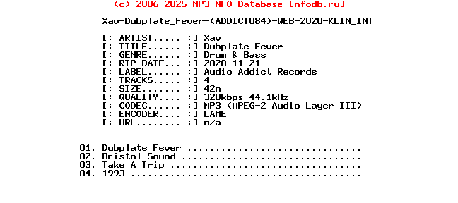 Xav-Dubplate_Fever-(ADDICT084)-WEB-2020