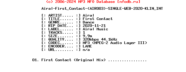 Airal-First_Contact-(AIR003)-Single-WEB-2020