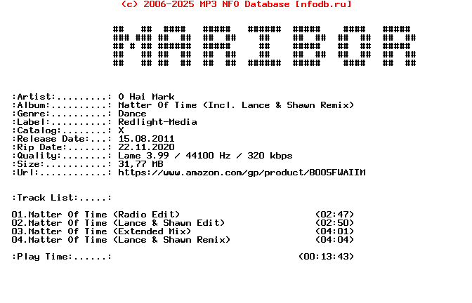 O_Hai_Mark_-_Matter_Of_Time_(INCL._LANCE_AND_SHAWN_REMIXES)-WEB-2011Maribor