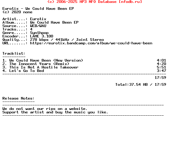 Eurotix-We_Could_Have_Been_Ep-WEB-2020