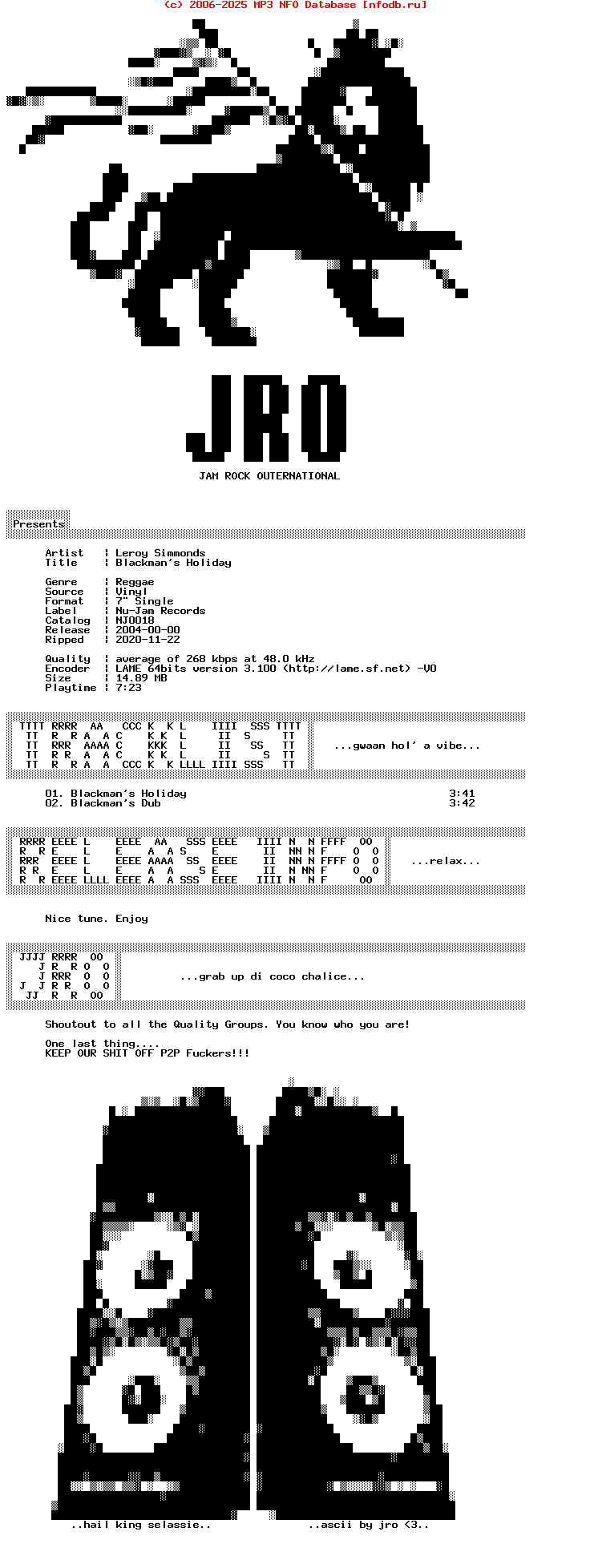 Leroy_Simmonds-Blackmans_Holiday-VLS-2004-Jro