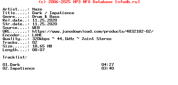 Maze-Dark__Impatience-(SSLD086)-WEB-2020