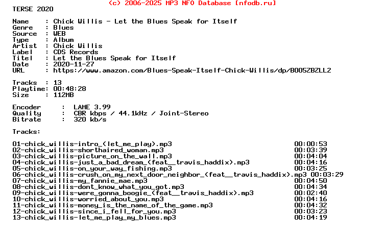 Chick_Willis-Let_The_Blues_Speak_For_Itself-WEB-2011-Terse