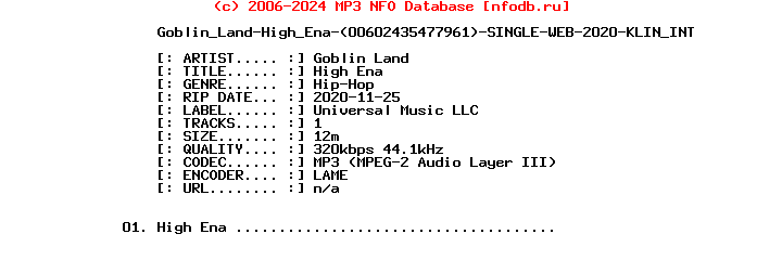 Goblin_Land-High_Ena-(00602435477961)-Single-WEB-2020