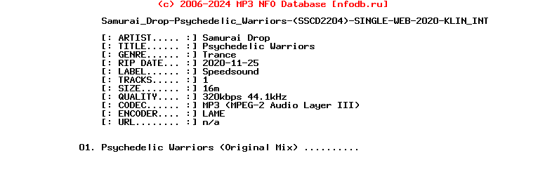 Samurai_Drop-Psychedelic_Warriors-(SSCD2204)-Single-WEB-2020