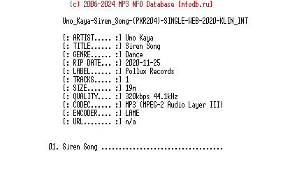 Uno_Kaya-Siren_Song-(PXR204)-Single-WEB-2020