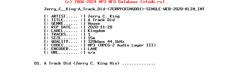 Jerry_C__King-A_Track_Did-(JERRYCKING001)-Single-WEB-2020