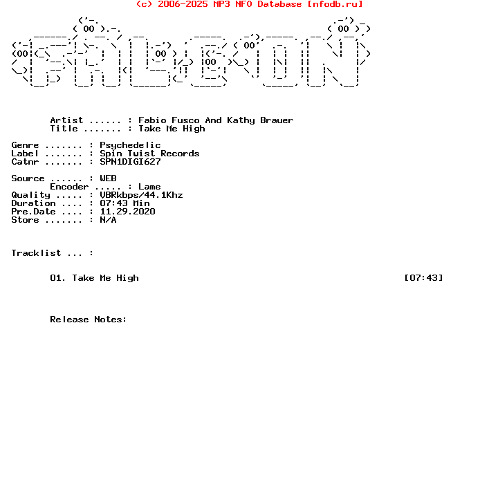 Fabio_Fusco_And_Kathy_Brauer-Take_Me_High-Single-WEB-2020-Falcon_Int