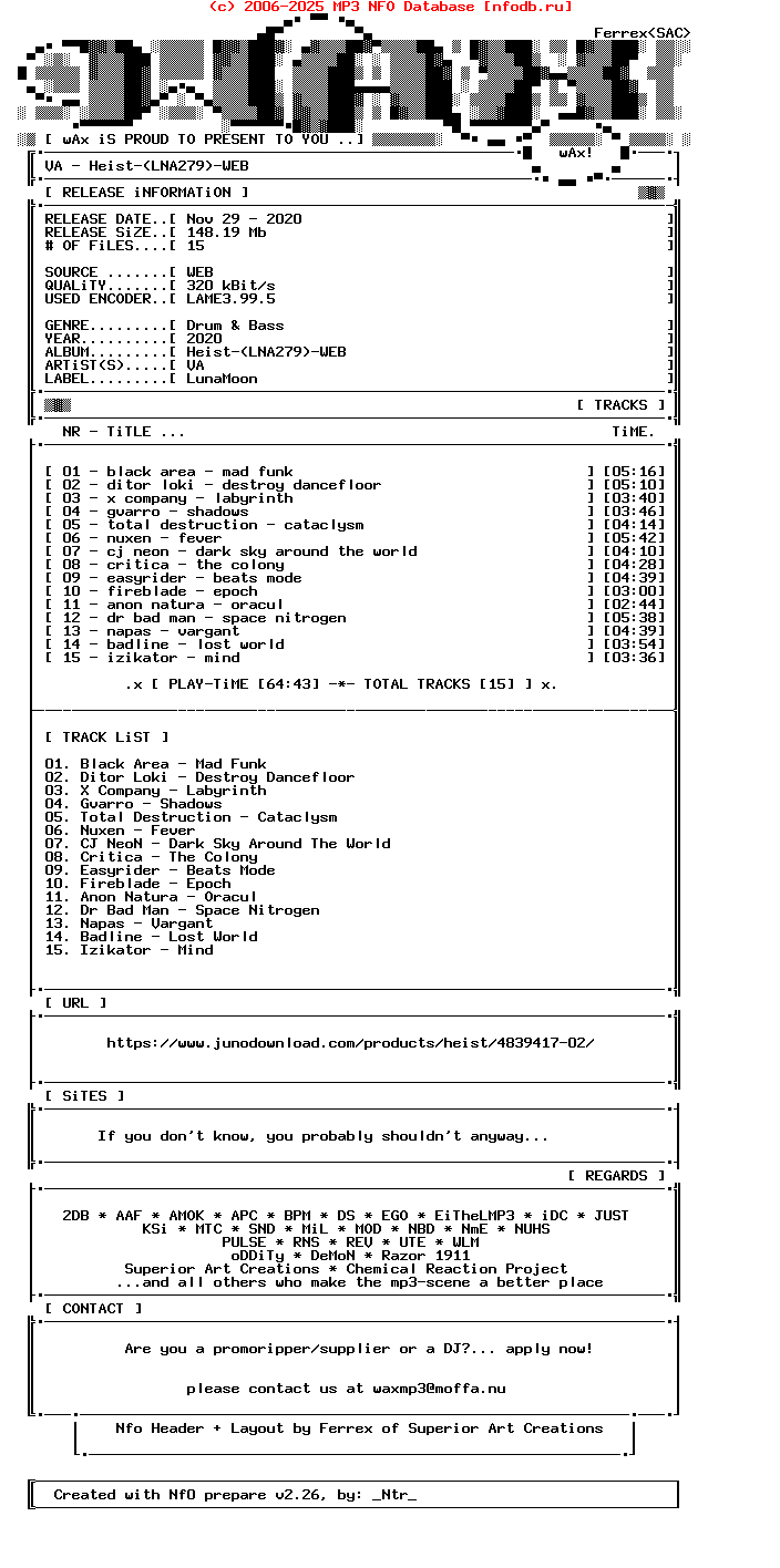 VA-Heist-(LNA279)-WEB-2020