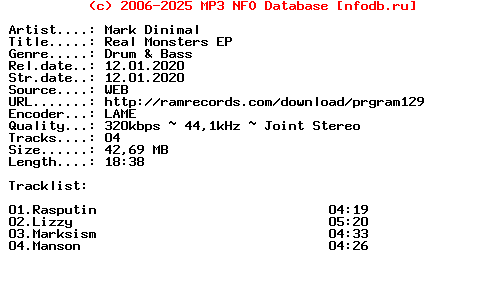 Mark_Dinimal-Real_Monsters_Ep-(PRGRAM129)-WEB-2020