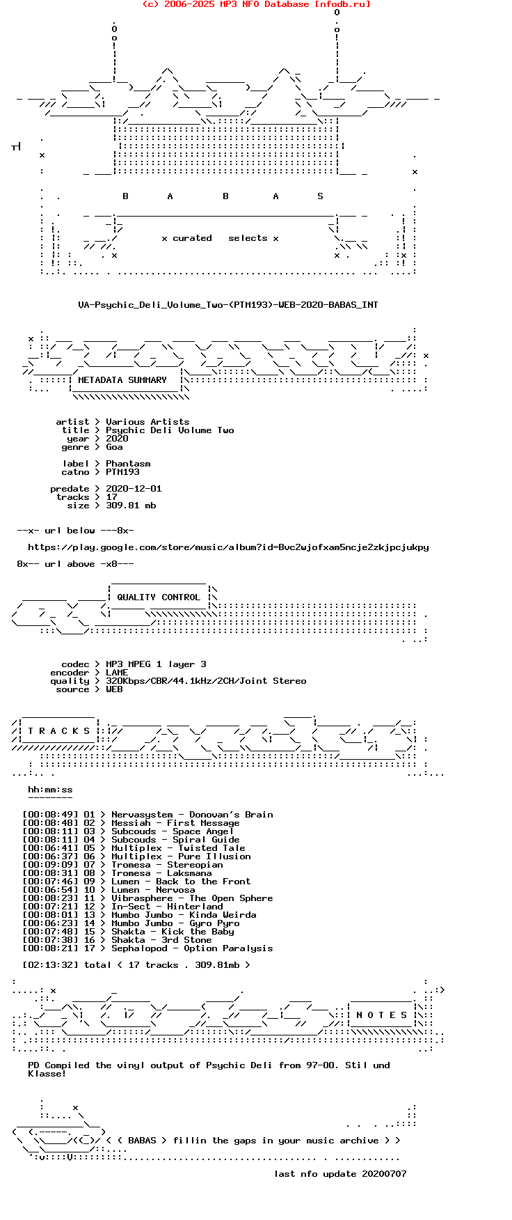 VA-Psychic_Deli_Volume_Two-(PTM193)-WEB-2020-Babas_Int