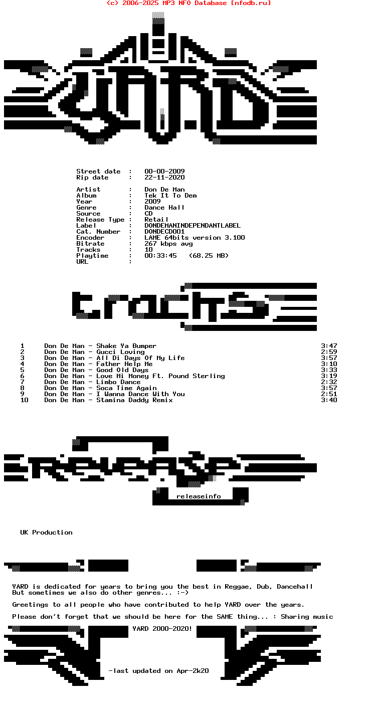 Don_De_Man-Tek_It_To_Dem-(DONDECD001)-CD-2009-YARD