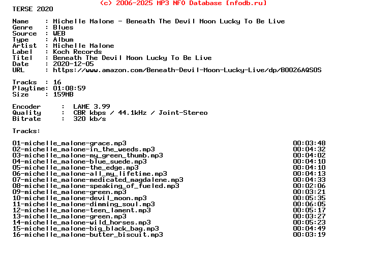 Michelle_Malone-Beneath_The_Devil_Moon_Lucky_To_Be_Live-WEB-1997-Terse