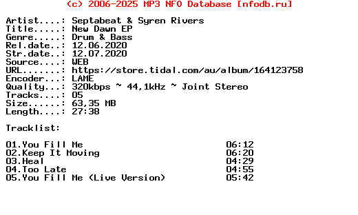 Septabeat_And_Syren_Rivers-New_Dawn_Ep-(FOKUZ20109)-WEB-2020