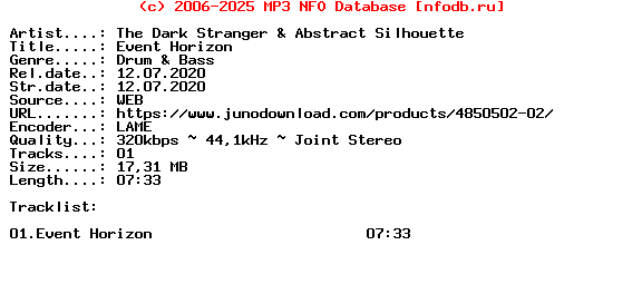 The_Dark_Stranger_And_Abstract_Silhouette-Event_Horizon-(MUK174)-Single-WEB-2020