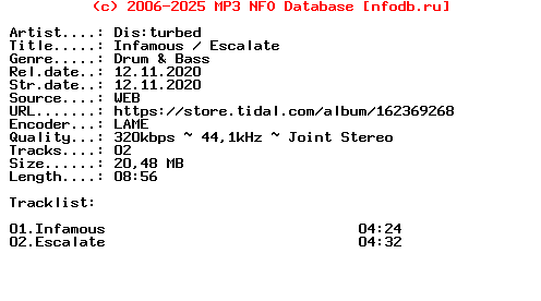 Disturbed-Infamous__Escalate-(FCK021)-WEB-2020