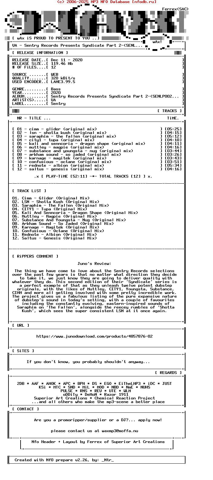 VA-Sentry_Records_Presents_Syndicate_Part_2-(SENLP002)-WEB-2020
