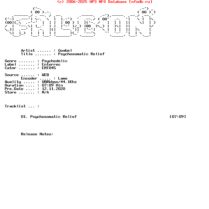 Goabel-Psychosomatic_Relief-Single-WEB-2020-Falcon_Int