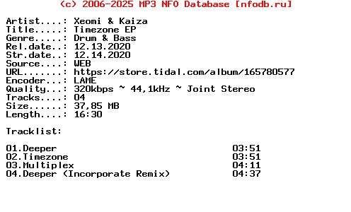 Xeomi_And_Kaiza-Timezone_Ep-(DSCOPE014)-WEB-2020