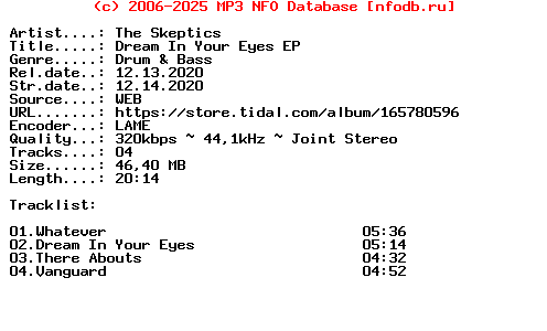 The_Skeptics-Dream_In_Your_Eyes_Ep-(CLS341)-WEB-2020