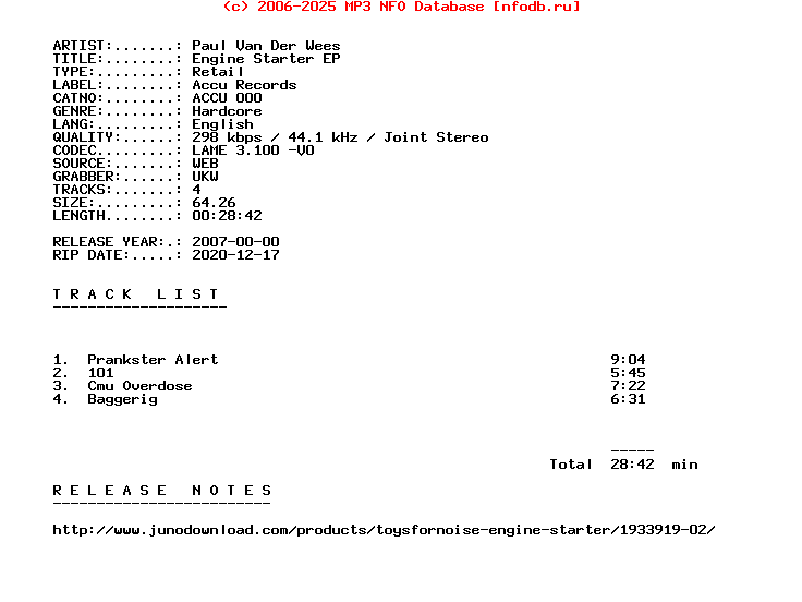 Paul_Van_Der_Wees-Engine_Starter_Ep-(ACCU_000)-WEB-2007