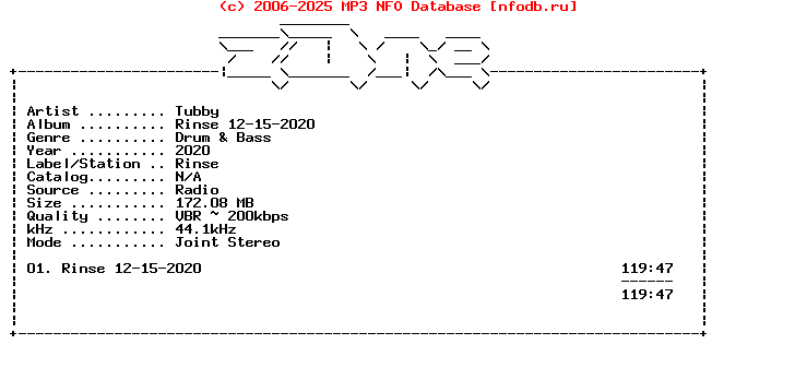 Tubby-Rinse-FM-12-15-2020-Z0Ne