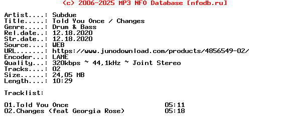 Subdue-Told_You_Once__Changes-(TXTR001)-WEB-2020