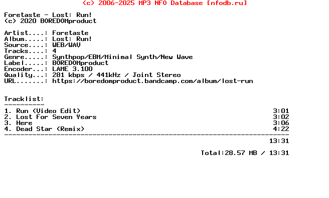 Foretaste-Lost_-_Run-WEB-2020