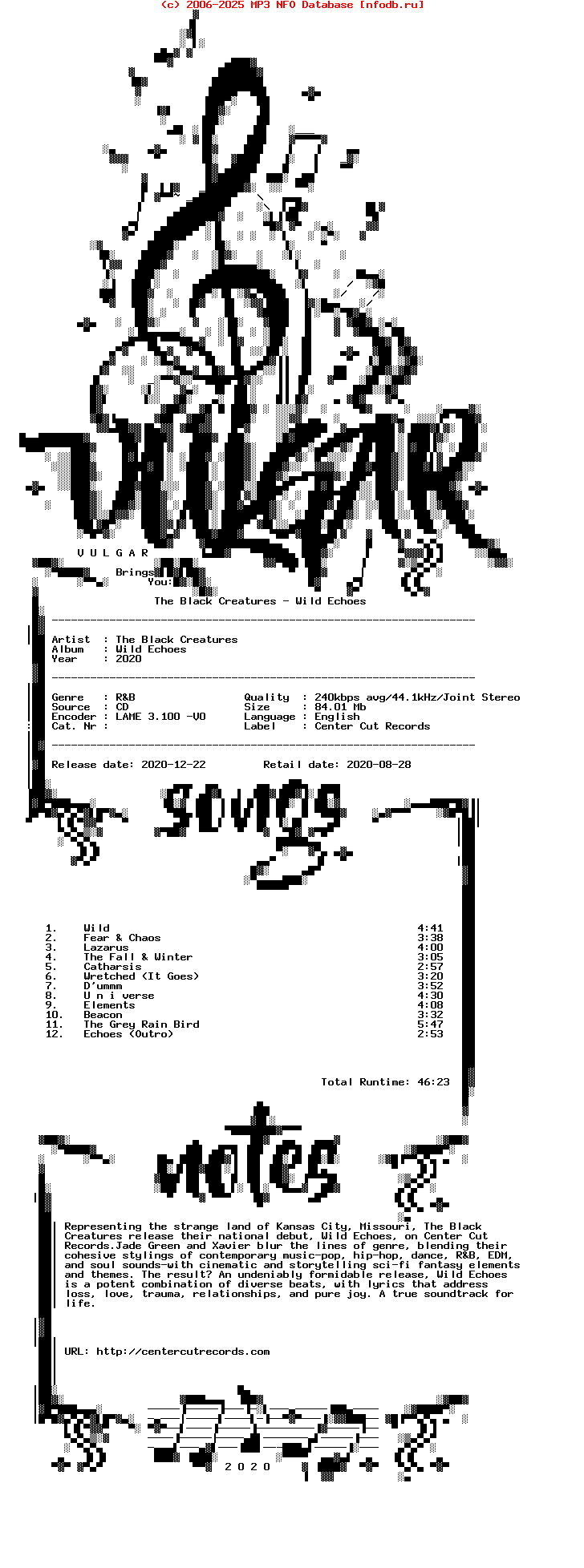 The_Black_Creatures-Wild_Echoes-CD-2020