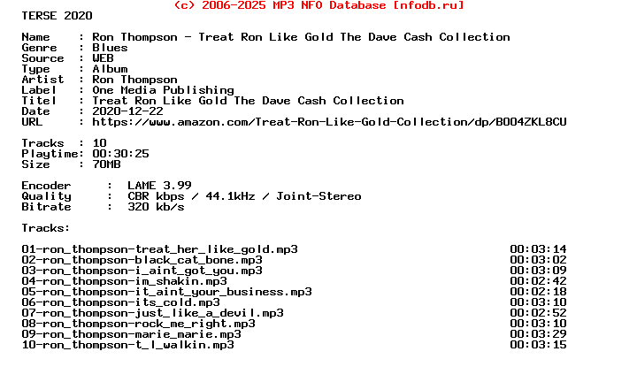 Ron_Thompson-Treat_Ron_Like_Gold_The_Dave_Cash_Collection-WEB-2011-Terse
