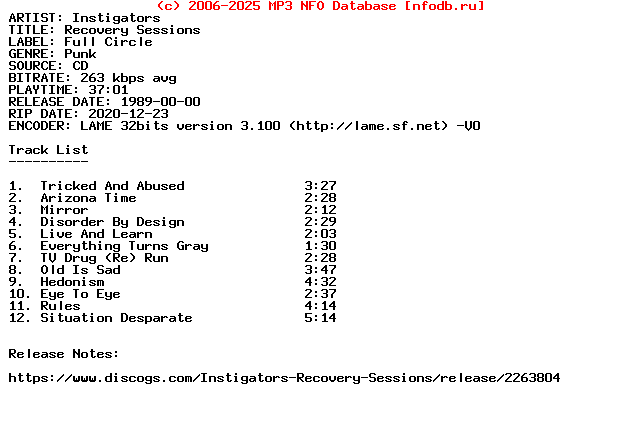 Instigators-Recovery_Sessions-1989