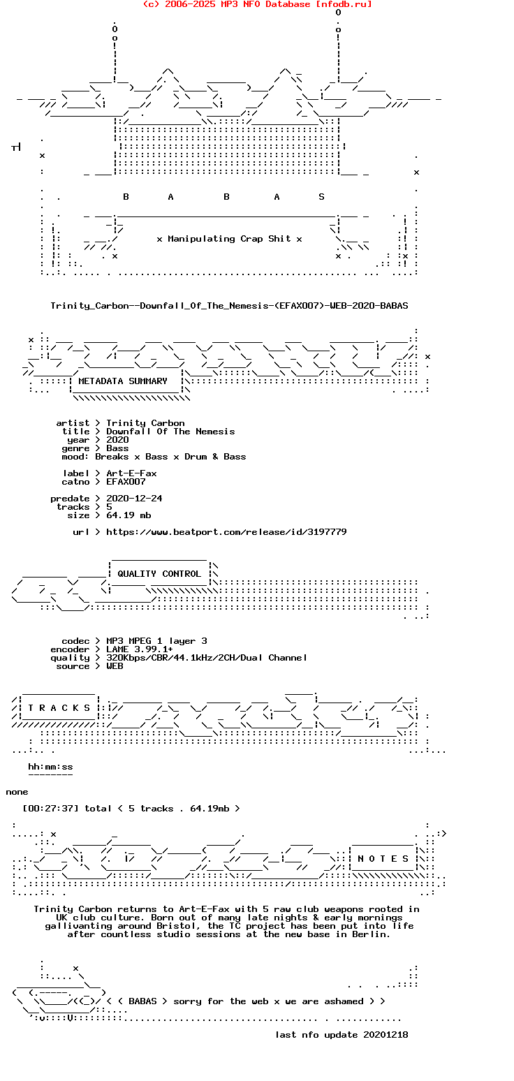 Trinity_Carbon--Downfall_Of_The_Nemesis-(EFAX007)-WEB-2020-BABAS