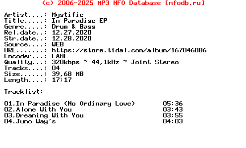 Mystific-In_Paradise_Ep-(CLS343)-WEB-2020