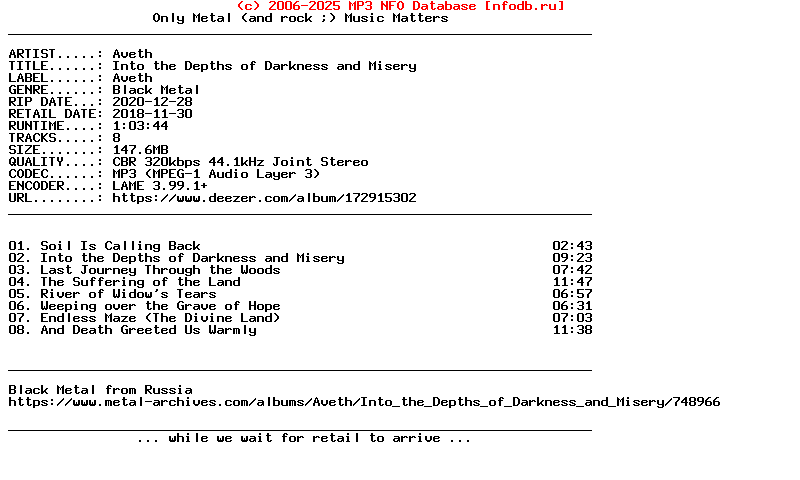 Aveth-Into_The_Depths_Of_Darkness_And_Misery-WEB-2018