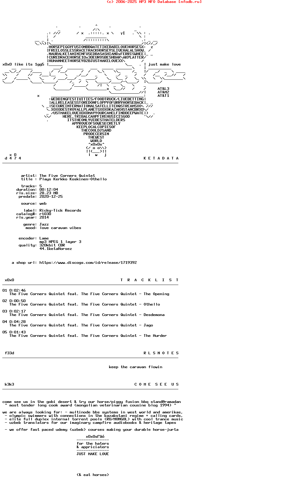 The_Five_Corners_Quintet--Plays_Kerkko_Koskinen-Othello-(RT030)-WEB-2014-X0X0S_Int