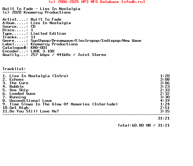 Built_To_Fade-Lies_In_Nostalgia-Limited_Edition-CD-2020