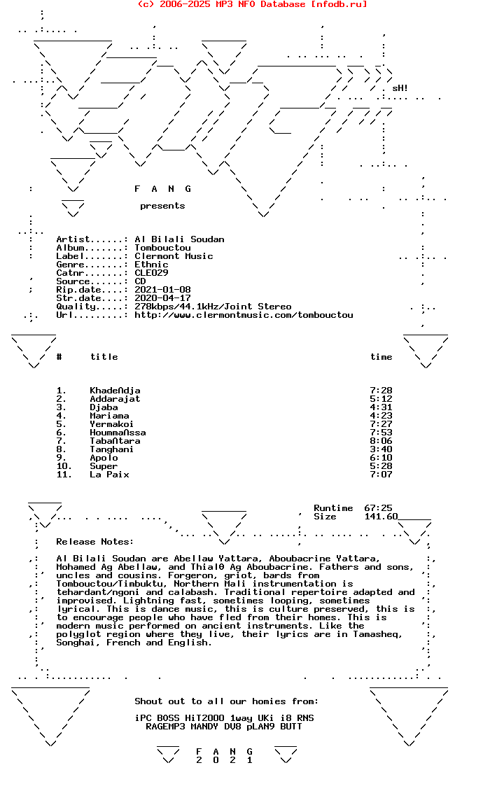 Al_Bilali_Soudan-Tombouctou-(CLE029)-CD-2020
