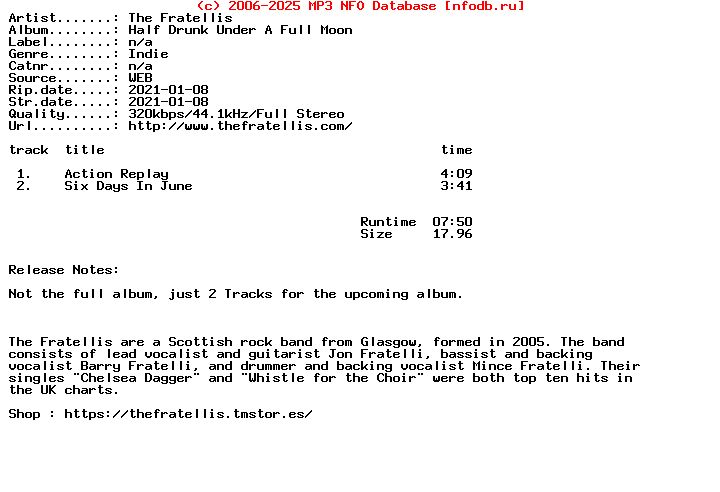 The_Fratellis-Half_Drunk_Under_A_Full_Moon-2021