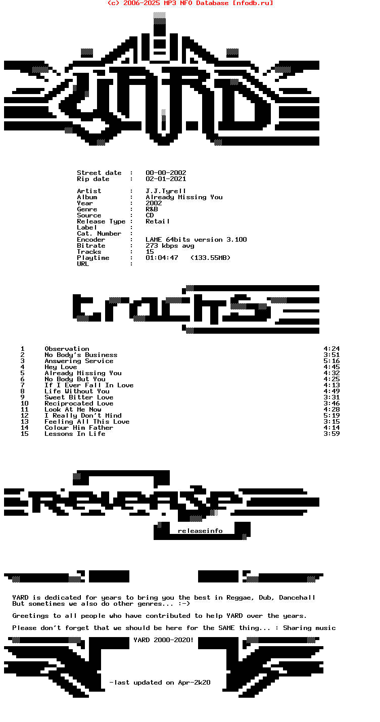 J.J.Tyrell-Already_Missing_You-CD-2002-YARD