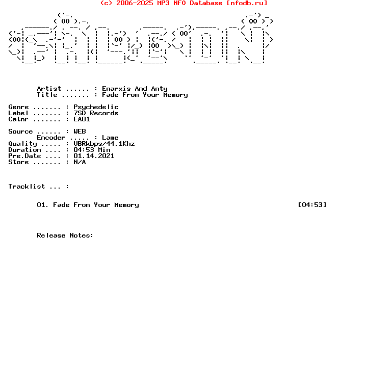 Enarxis_And_Anty-Fade_From_Your_Memory-Single-WEB-2020-Falcon_Int