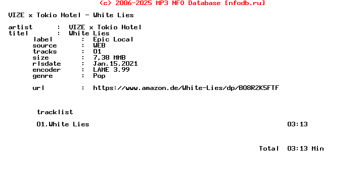Vize_X_Tokio_Hotel_-_White_Lies-Single-WEB-2021