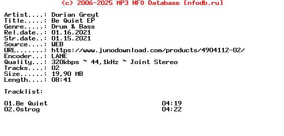 Dorian_Greyt-Be_Quiet_Ep-(ERC009)-WEB-2021