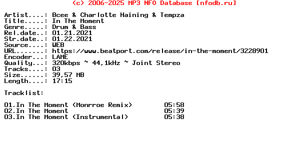 Bcee_And_Charlotte_Haining_And_Tempza-In_The_Moment-(SPEAR139)-WEB-2021