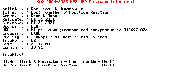 Rezilient_And_Humanature-Lost_Together__Positive_Reaction-(GLCY038)-WEB-2021