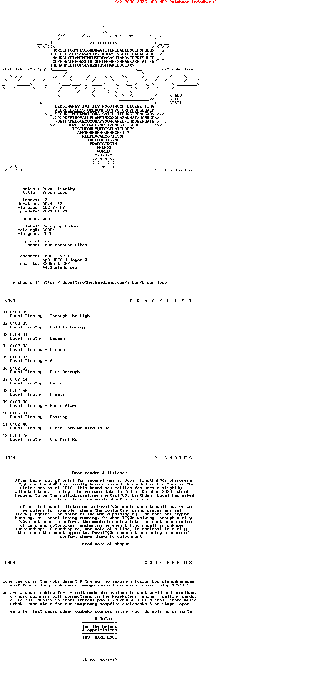 Duval_Timothy--Brown_Loop-(CC004)-Reissue-WEB-2020-X0X0S